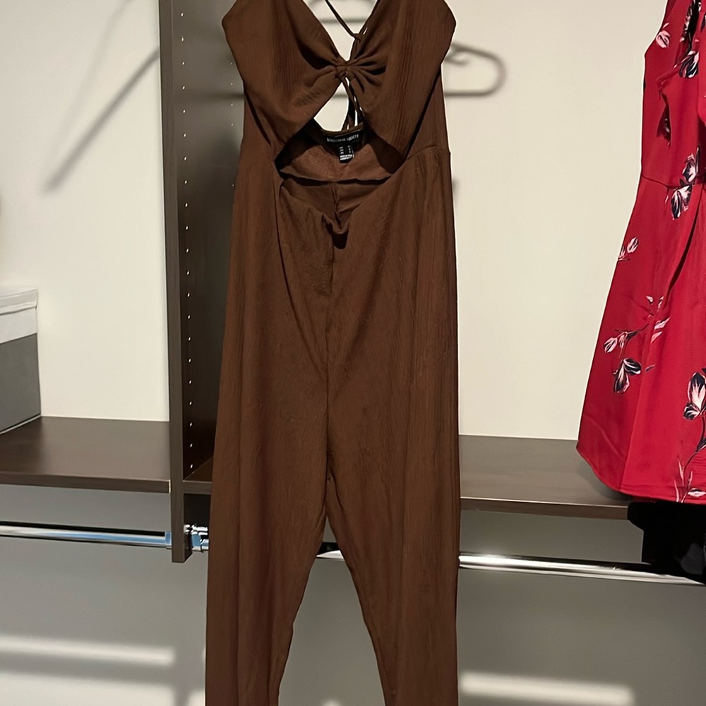 Brown Jumpsuit